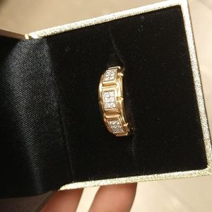 10k diamond ring